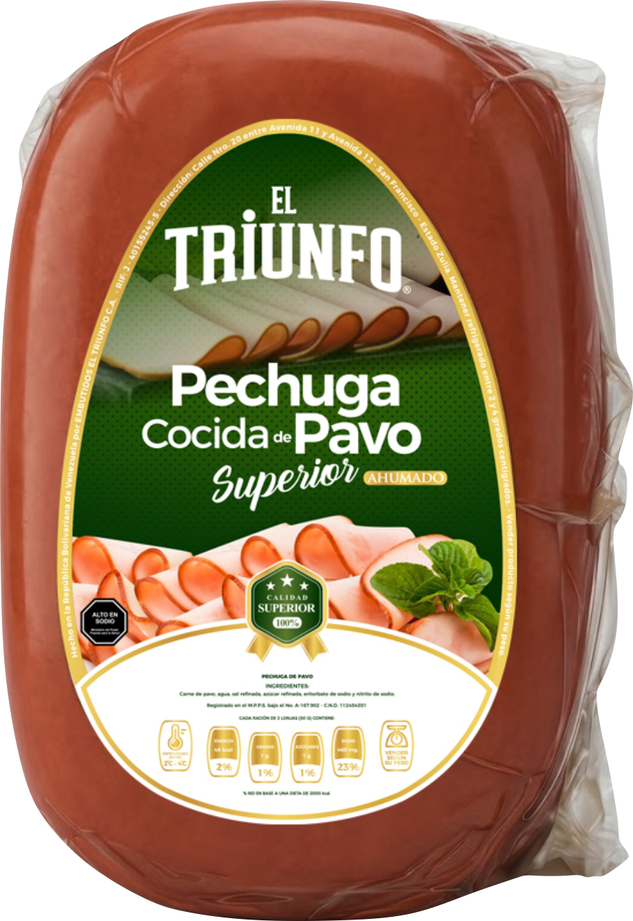 Pechuga Cocida de Pavo Ahumado Superior